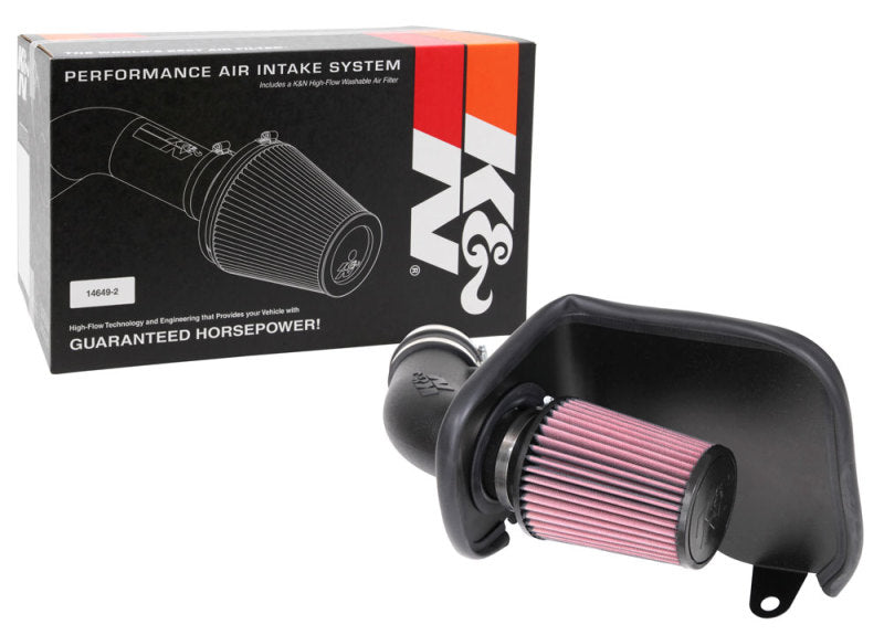 K&amp;N 19-20 Jeep Cherokee V6-3.2L Aircharger Performance Intake - 63-1585