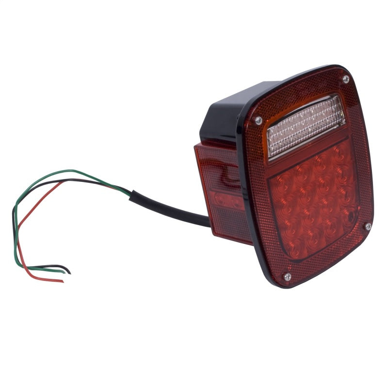 Rugged Ridge LED Tail Light Assembly LH 76-06 Jeep CJ / Jeep Wrangler - 12403.83 for 1997-2006 Jeep Wrangler - front view