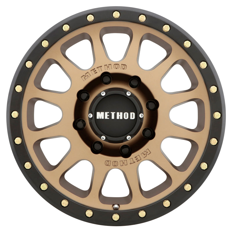 Method MR305 NV HD 18x9 +18mm Offset 8x170 130.81mm CB Method Bronze/Black Street Loc Wheel - MR30589087918H