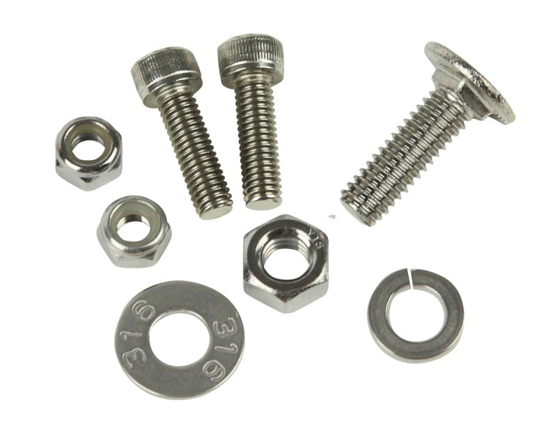 Rigid Industries D-series L Bracket Kit w/Hardware/ Stainless Steel - 40185 by Rigid Industries - front view