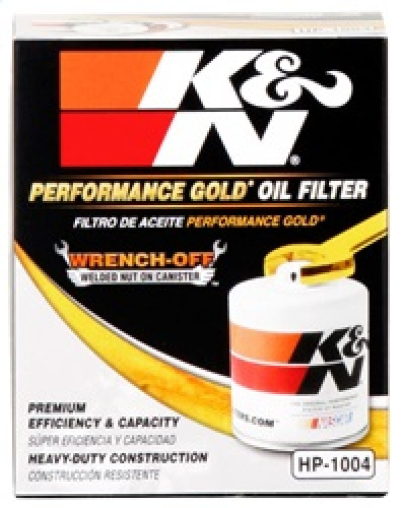 K&amp;N Universal Performance Gold Oil Filter HP-1004