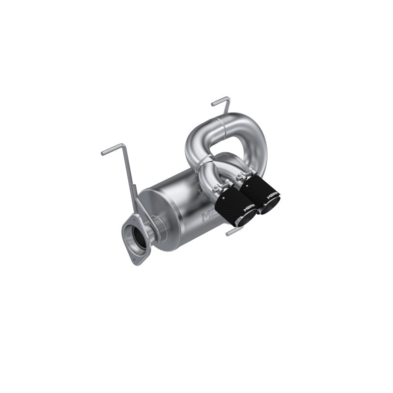 MBRP 22-23 Polaris RZR Pro R Single Slip-on Dual Outlet Performance Series - AT-9533PT