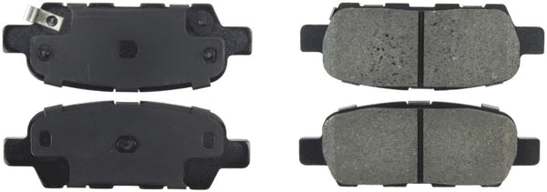 StopTech Sport Brake Pads w/Shims and Hardware - Rear - 309.09051 for 2011-2022 Nissan LEAF - front view