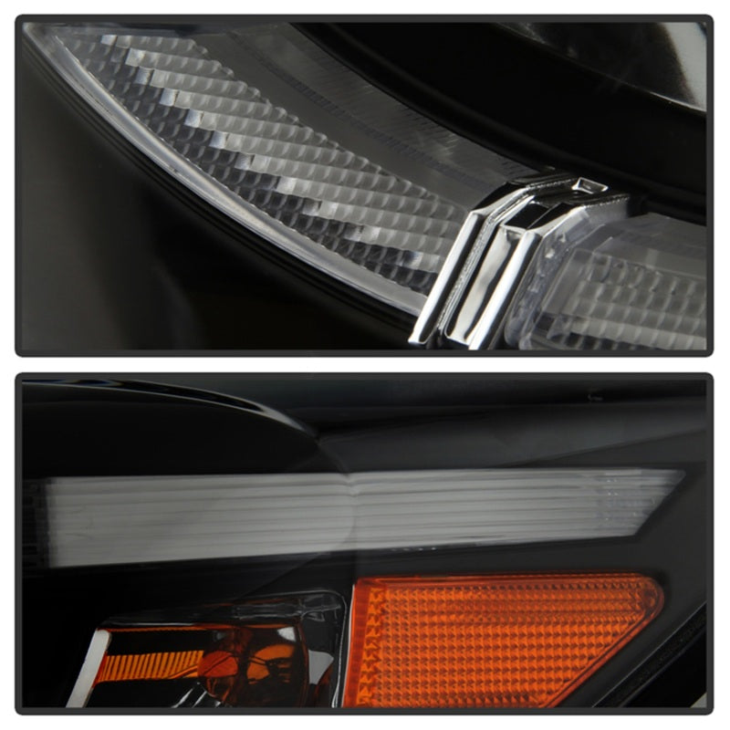 Spyder Mazda CX-5 13-15 Projector Headlights - DRL LED - Black PRO-YD-MCX513-DRL-BK - 5083319