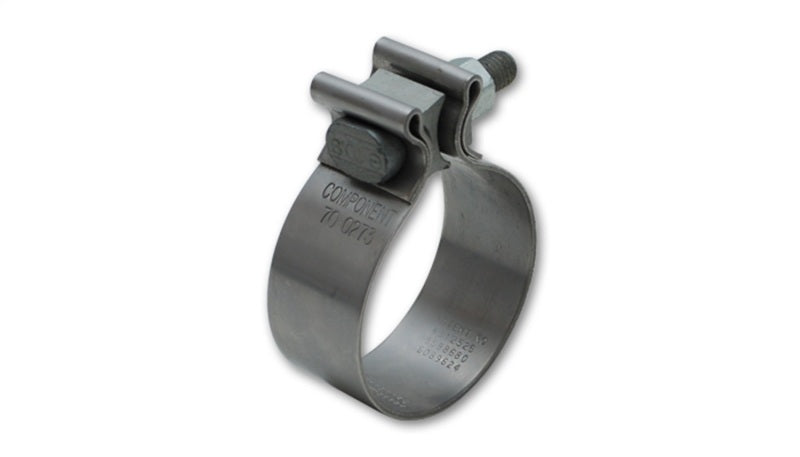 Vibrant SS Accuseal Exhaust Seal Clamp for 2.25in OD Tubing (1in wide band) - 1164