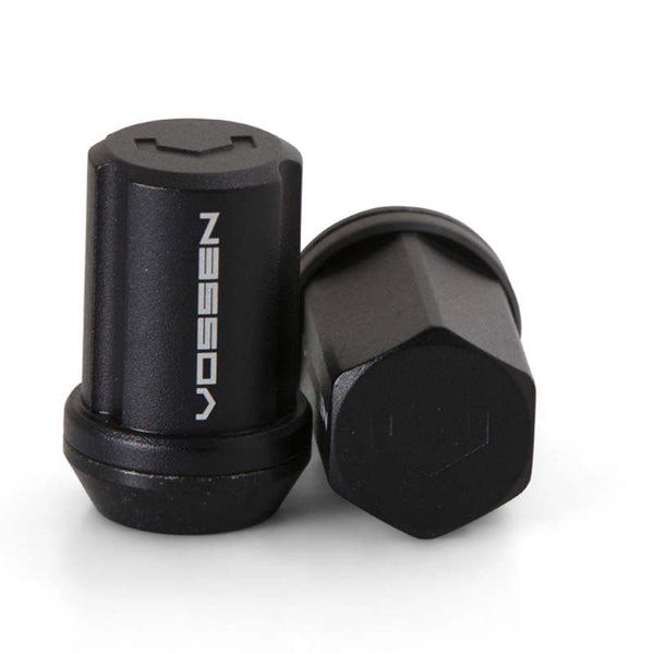 Vossen 35mm Lug Nut - 14x1.5 - 19mm Hex - Cone Seat - Black (Set of 20) - LUG-N1450-BC by Vossen