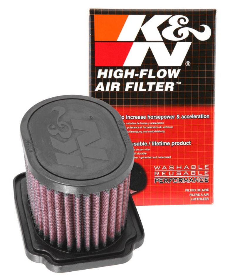K&N 14-15 Yamaha MT-07 Drop In Air Filter - YA-6814 for 2014-2023 Yamaha MT-07 - front view