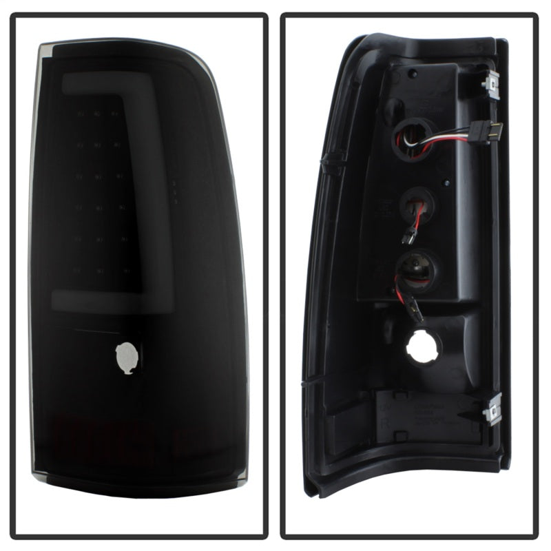 xTune Chevy Silverado 1500/2500/3500 99-02 Version 3 Tail Lights Black Smoke ALT-ON-CS99V3-LBLED-BSM - 9038778