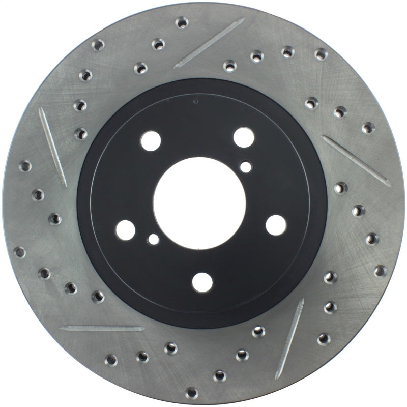 StopTech Slotted &amp; Drilled Sport Brake Rotor - 127.47012R