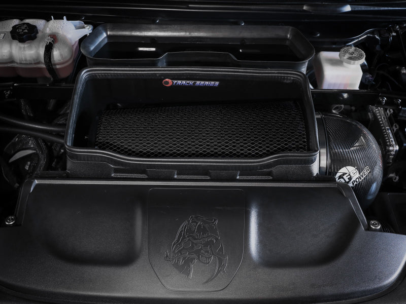 aFe 21-23 RAM 1500 TRX Track Series Carbon Fiber Cold Air Intake System w/ Pro 5R Filter - 57-10022K