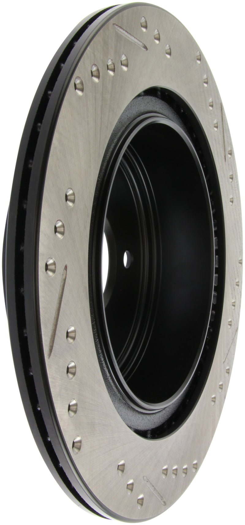 StopTech 06-07 350Z / 05-07 G35 / 06-07 G35X SportStop Slotted &amp; Drilled Rear Right Rotor - 127.42088R