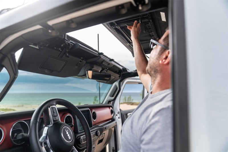 Rugged Ridge 20-22 Jeep Gladiator JT Voyager Fastback Soft Top - Black Diamond - 13595.14