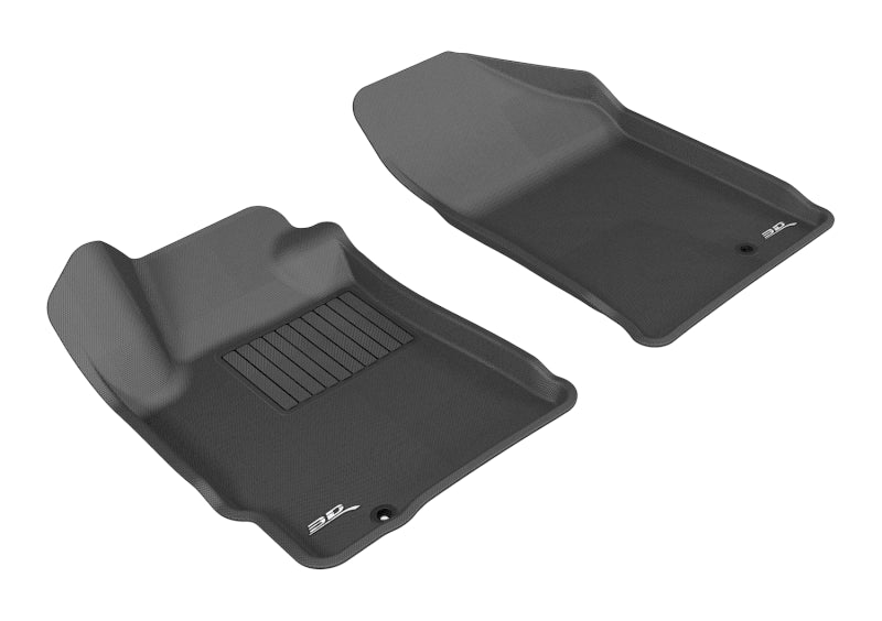 3D MAXpider 2007-2012 Nissan Altima Coupe/Sedan Kagu 1st Row Floormat - Black - L1NS06211509