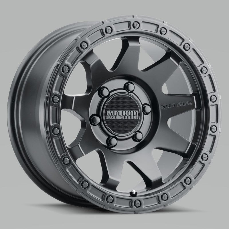 Method MR317 17x8.5 0mm Offset 6x135 87mm CB Matte Black Wheel - MR31778516500