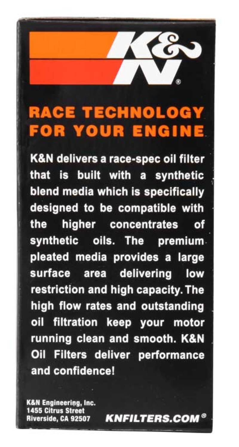 K&N 1.313in OD x 3.438in H Oil Filter - KN-652