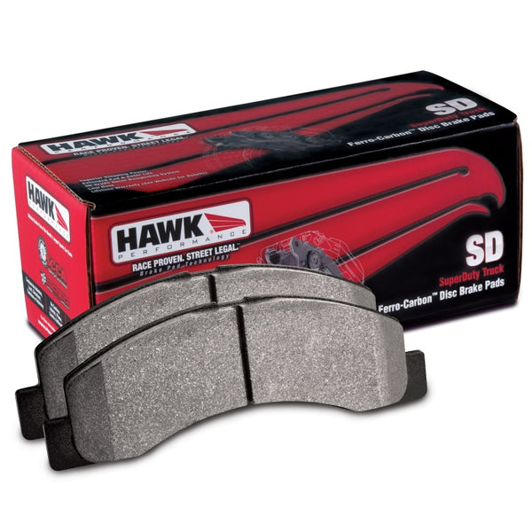 Hawk 08-10 Toyota Land Cruiser / 07-10 Tundra Super Duty Street Front Brake Pads - HB589P.704 for 2007-2019 Toyota Tundra - f