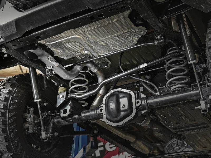 aFe MACH Force-Xp Axle-Back Exhaust System w/NoTip 18-20 Jeep Wrangler L4-2.0T / V6-3.6L - 49-48070-1