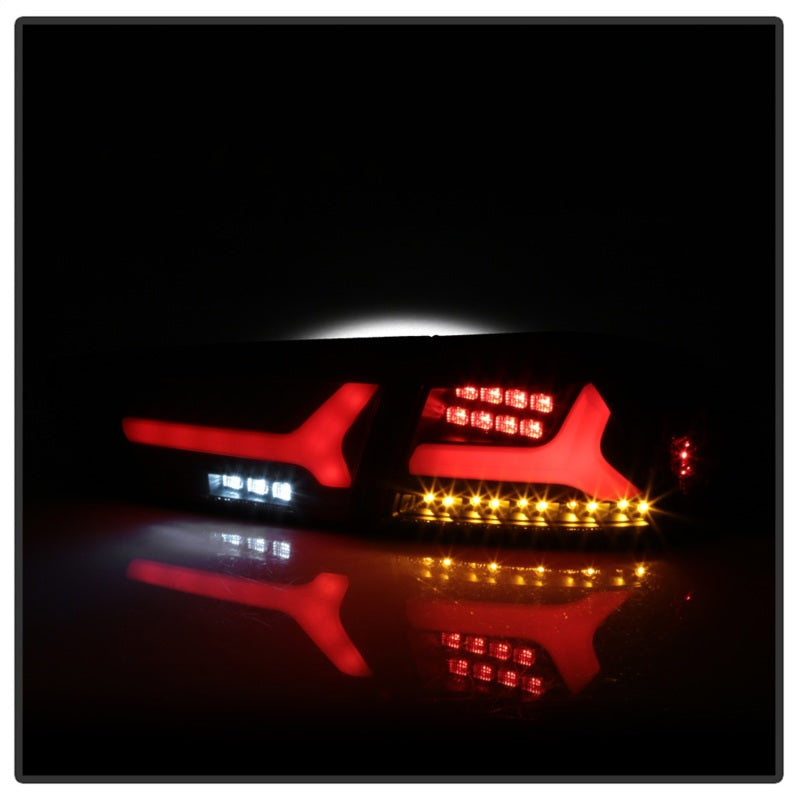 Spyder Mitsubishi Lancer/Evolution X 08-14 V2 LED Tail Lights - Black ALT-YD-ML08V2-SEQ-BK - 5088130