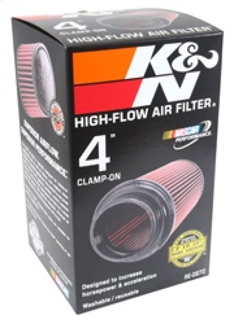 K&N Universal Rubber Filter 4inch FLG / 6inch OD-B / 4-5/8inch OD-T / 9inch H - RE-0870
