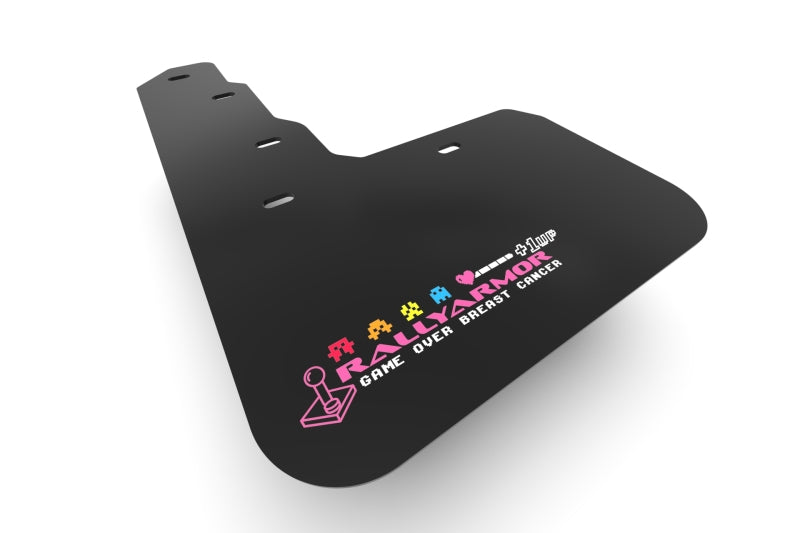 Rally Armor 12-19 Ford Focus ST &amp; 2016-19 RS Black Mud Flap BCE Logo - MF27-BCE22-BLK/PK