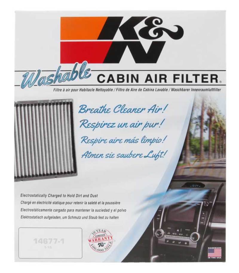 K&amp;N 12-20 Hyundai/Kia Tucson/Sportage/Kona/Veloster Cabin Air Filter