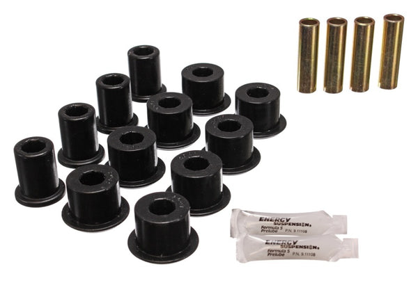 Energy Suspension 95-97 Toyota Tacoma / 89 4Runner / 89-95 Pick Up Black Rear Leaf Spring Shackle Bu - 8.2108G for 1989-1995 