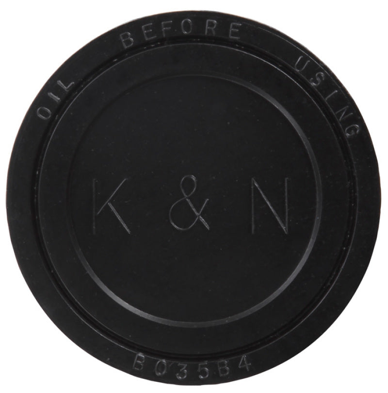 K&amp;N Universal Rubber Filter 2.5in Flange ID x 3.5in OD x 5in Height