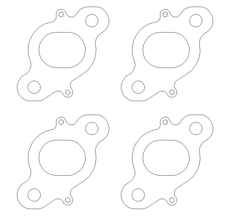 Cometic Nissan CA18 DET .030 inch DOHC Exhaust Gasket (4 pcs per Kit) - C4523