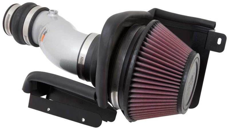 K&N 12 Hyundai Veloster 1.6L Typhoon Performance Intake Kit - 69-5304TS for 2012-2017 Hyundai Veloster - front view