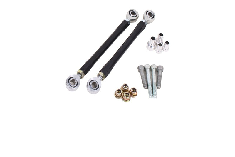 BMR 08-17 Challenger Rear Sway Bar End Link Kit - Black - ELK112 for 2008-2017 Dodge Challenger