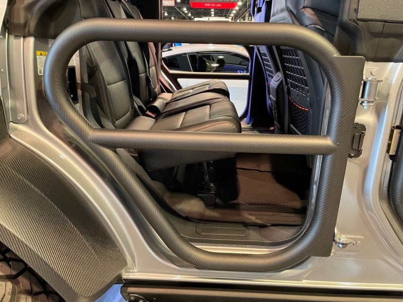 Anderson Composites 21-22 Ford Bronco 4DR Carbon Fiber Tube Doors - Front &amp; Rear- Off Road - AC-TD21FDBR4D