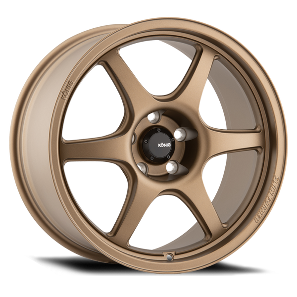 Konig Hexaform 15x7.5 4x100 ET35 Matte Bronze - HF75100358 by Konig