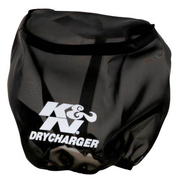K&N Filter Air FIlter Wrap - 6.5in Base ID x 4.5in Top ID x 5.5in H - RU-5147DK by K&N Engineering - front view