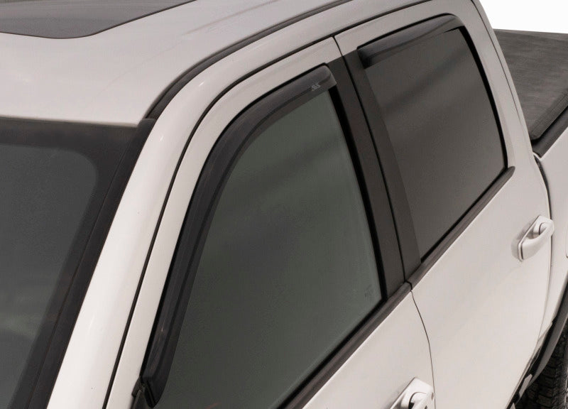 AVS 22-23 Toyota Tundra Ext. Cab/DC Ventvisor Front &amp; Rear Window Deflectors 4pc - Smoke