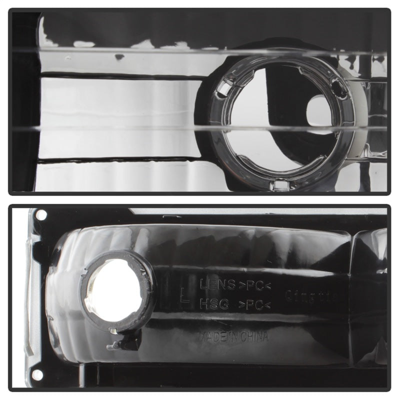 xTune GMC C/K Series 94-98 Headlights w/ Corner and Parking Lights - Black HD-JH-GCK94-BK-SET - 9037405