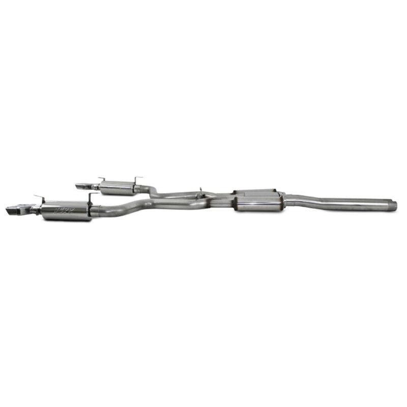 MBRP 08-11 Dodge Challenger SRT8 6.1L Hemi T304 Cat Back Dual Split Rear - S7110304