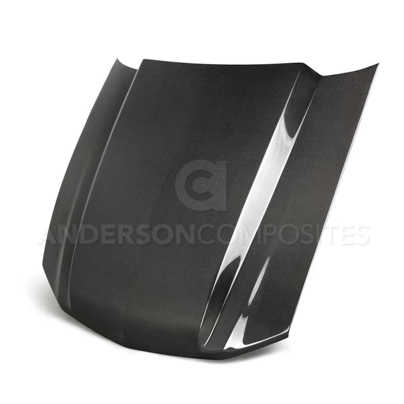 Anderson Composites 10-12 Ford Mustang Type-CJ 3in Carbon Fiber Cowl Hood