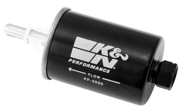 K&N Cellulose Media Fuel Filter 2.125in OD x 5.438in L - PF-2500 for 1997-2005 Chevrolet Blazer - front view