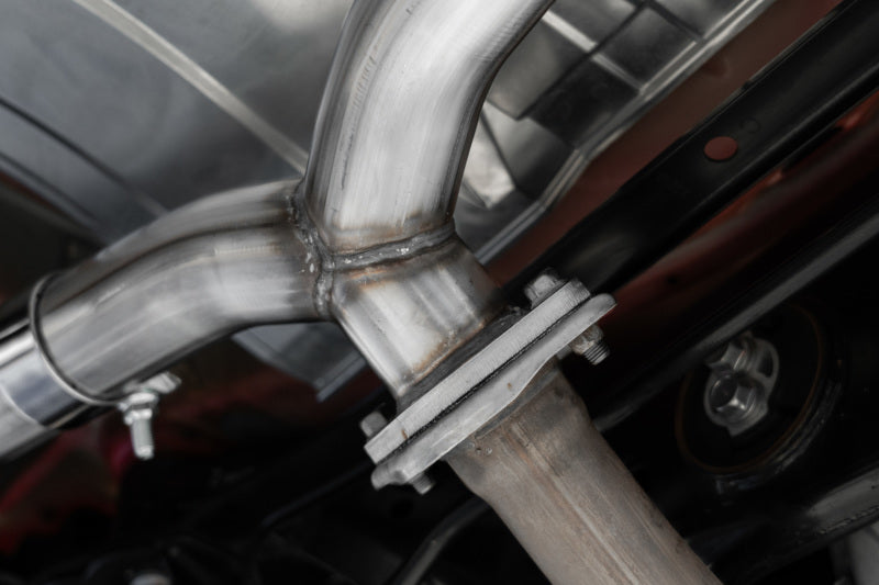 MBRP 2022 Subaru BRZ 2.4L/Toyota GR86 2.4L 2.5in Dual Split Rear Exit w/5in OD CF Tips - T304 - S48053CF