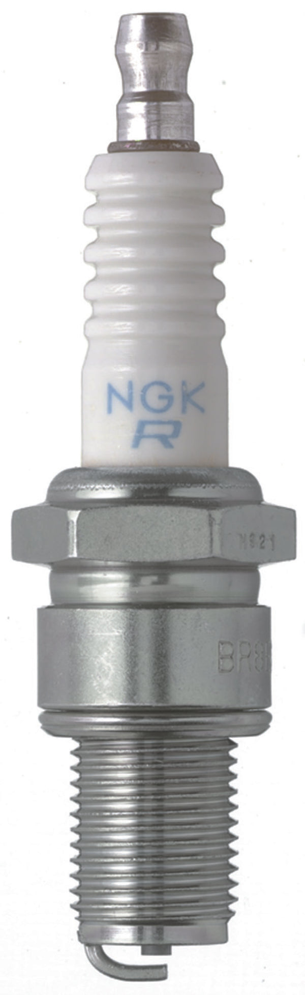 NGK Nickel Spark Plug Box of 4 (BR8ES) - 5422 for 1982-1984 Renault Fuego - front view