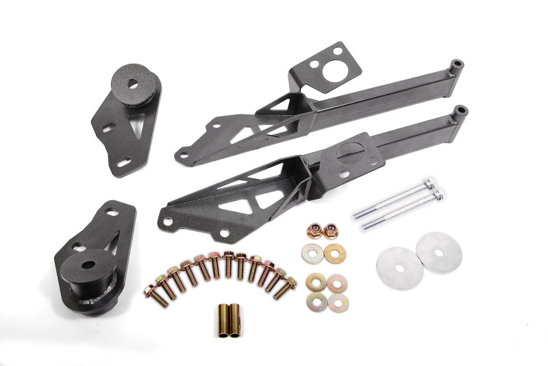BMR 15-23 Ford Mustang S550 IRS Subframe Support Brace (Black Hammertone) - CB762H
