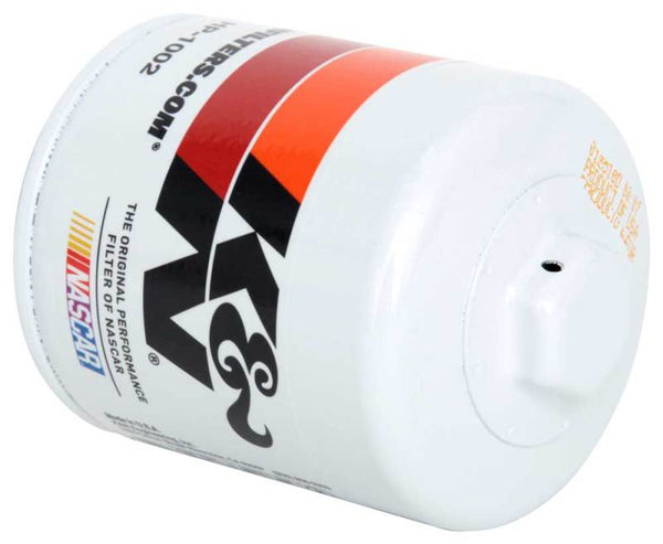 K&N Performance Gold Oil Filter - HP-1002 for 2016-2018 Ford Focus RS - front view