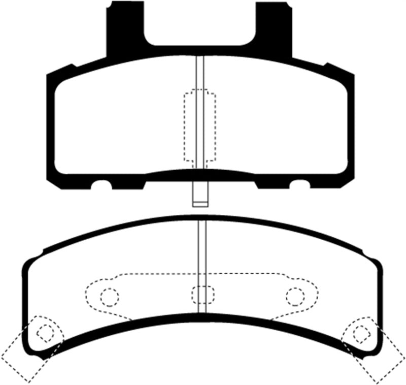 EBC 99-01 Cadillac Escalade 5.7 Greenstuff Front Brake Pads - DP61273
