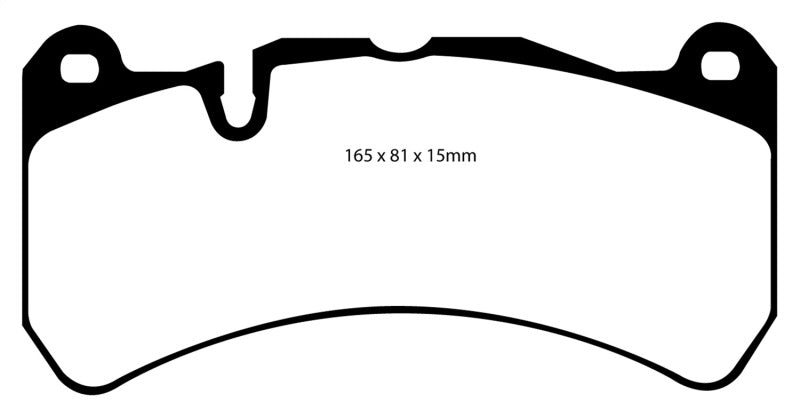 EBC 06-08 Ferrari 599 6.0 Redstuff Front Brake Pads - DP31591C