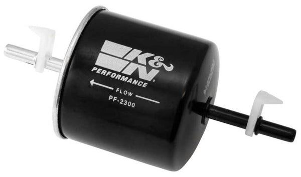 K&N Cellulose Media Fuel Filter 3in OD x 6.938in L - PF-2300 for 1992-2004 Ford F 250 - front view