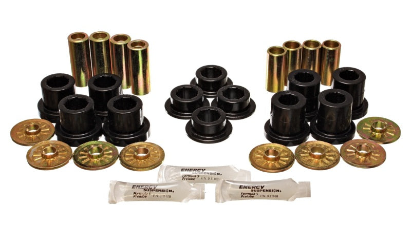 Energy Suspension 92-02 Dodge Viper Black Front Control Arm Bushing Set - 5.3125G for 1992-2002 Dodge Viper - front view