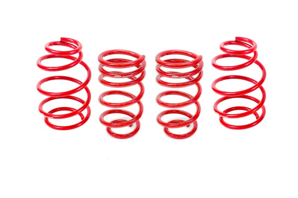 BMR 10-15 5th Gen Camaro V8 Lowering Spring Kit (Set Of 4) - Red - SP077R for 2010-2015 Chevrolet Camaro - front view