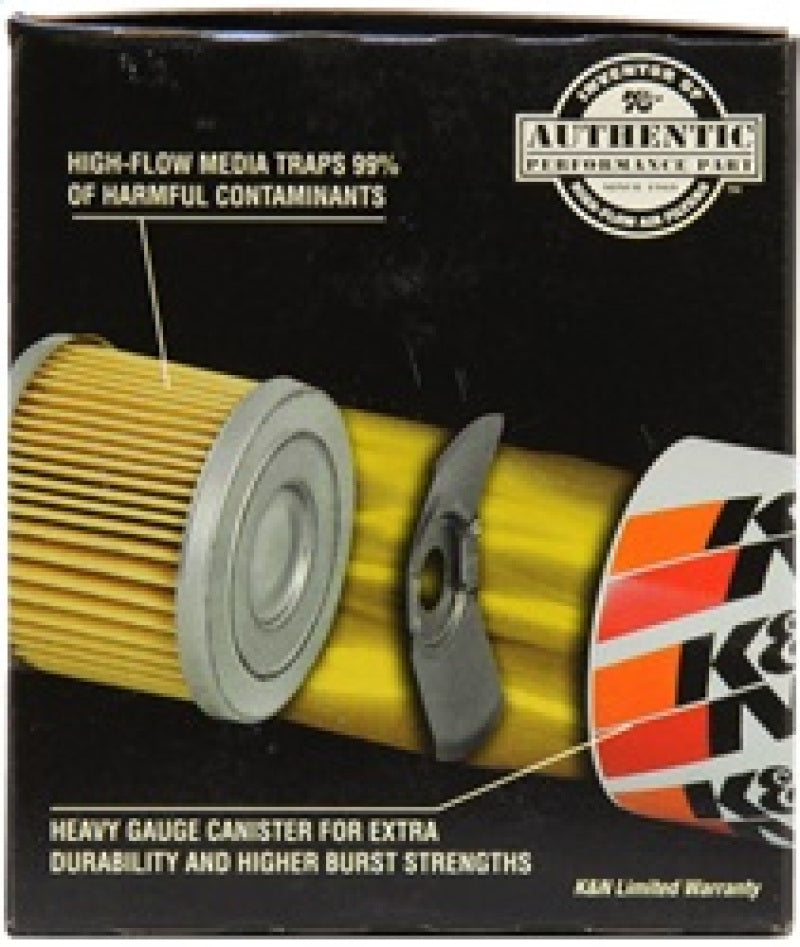 K&N 87-92 Supra Non-Turbo / 99-04 Grand Cherokee 4.0 Performance Gold Oil Filter - HP-2004