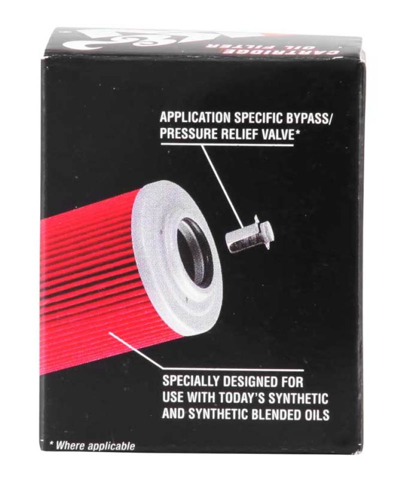 K&amp;N Yamaha / Fantic Caballero / Husqvarna 1.5in OD x 1.813inH Oil Filter - KN-140