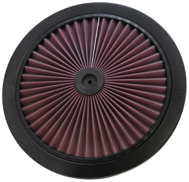 K&amp;N X-Stream Top Filter X-Stream 14 inch OD Black - 66-1401
